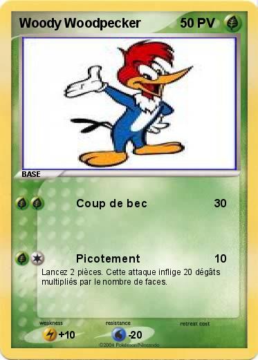 Pokemon Woody Woodpecker