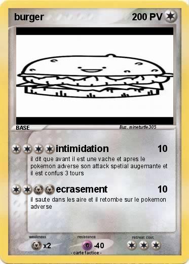 Pokemon burger