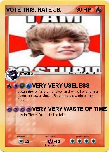 Pokemon VOTE THIS. HATE JB.