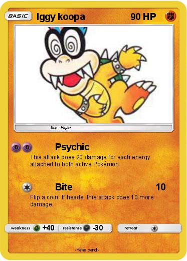 Pokemon Iggy koopa