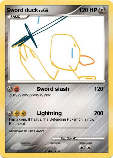 Pokemon Sword duck