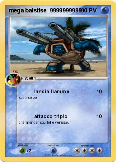 Pokemon mega balstise  9999999999