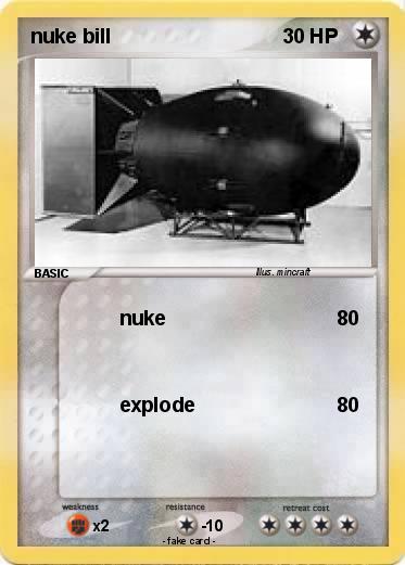 Pokemon nuke bill