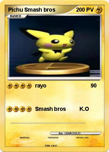 Pokemon Pichu Smash bros