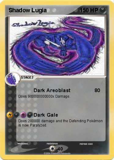 Pokemon Shadow Lugia