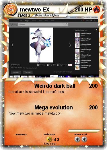 Pokemon mewtwo EX