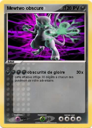 Pokemon Mewtwo obscure