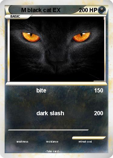 Pokemon M black cat EX