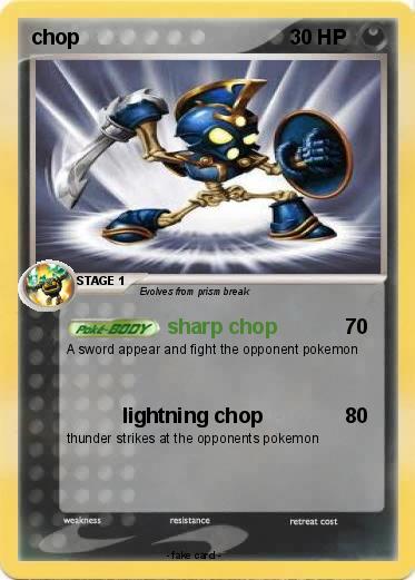 Pokemon chop