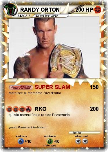 Pokemon RANDY ORTON