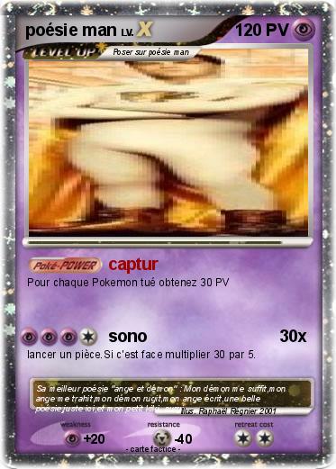 Pokemon poésie man