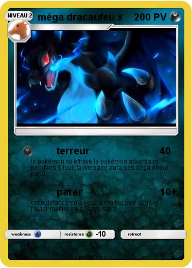 Pokemon méga dracaufeu x