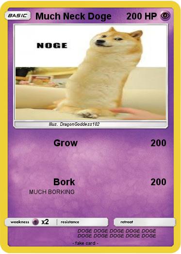 Pokemon Much Neck Doge