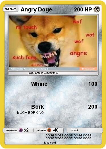 Pokemon Angry Doge