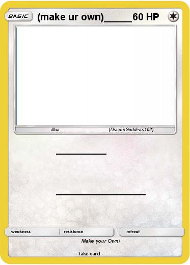Pokemon (make ur own)_____