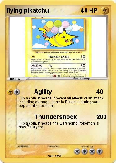 Pokemon flying pikatchu