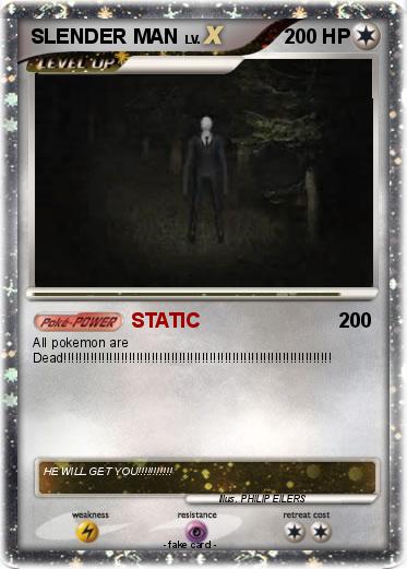 Pokemon SLENDER MAN