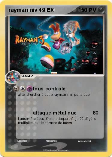 Pokemon rayman niv 49 EX 