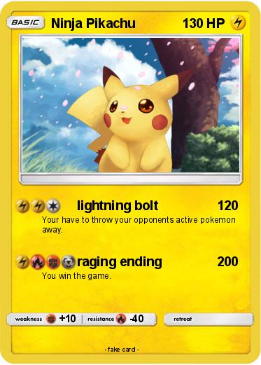 Pokemon Ninja Pikachu