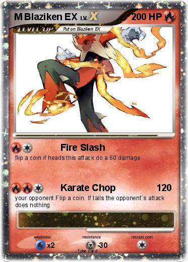 Pokemon M Blaziken EX