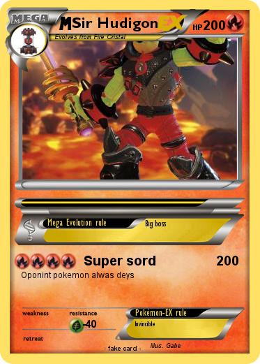 Pokemon Sir Hudigon