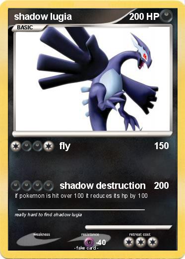Pokemon shadow lugia