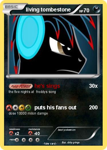 Pokemon living tombestone