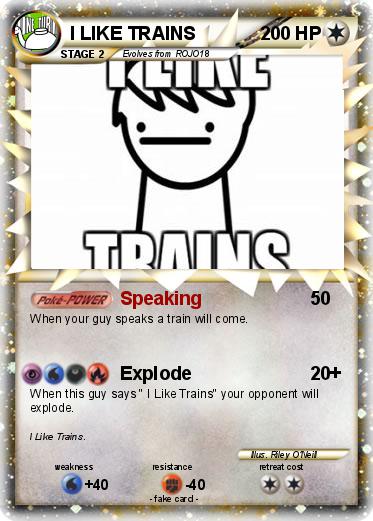 Pokemon I LIKE TRAINS