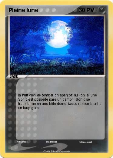 Pokemon Pleine lune 