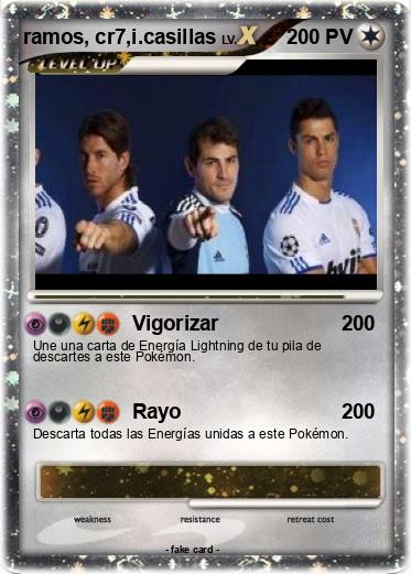 Pokemon ramos, cr7,i.casillas