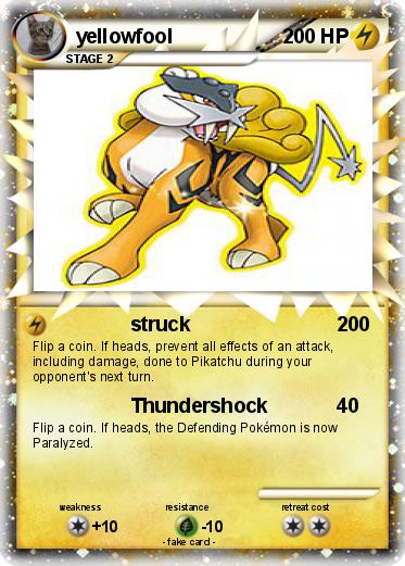 Pokemon yellowfool