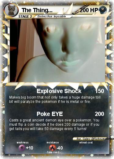 Pokemon The Thing...
