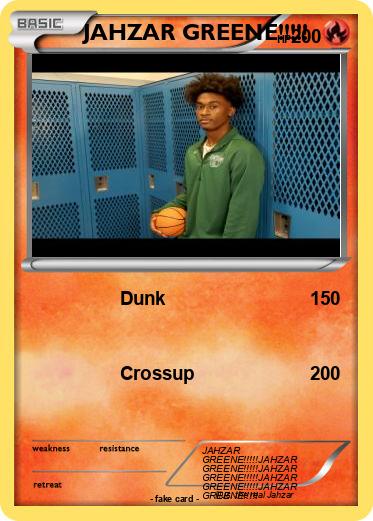 Pokemon JAHZAR GREENE!!!!!