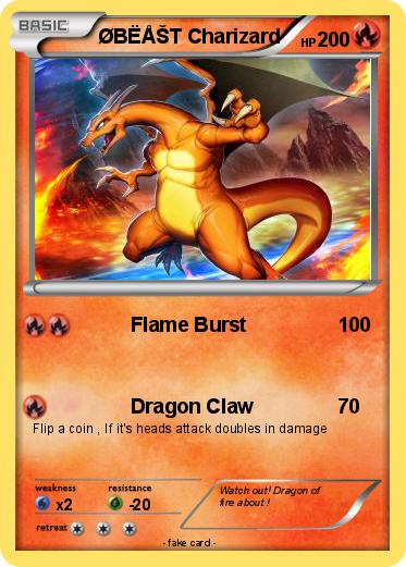 Pokemon ØBËÅŠT Charizard