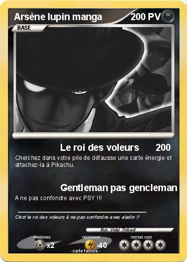 Pokemon Arsène lupin manga