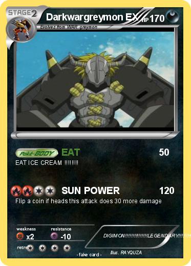 Pokemon Darkwargreymon EX