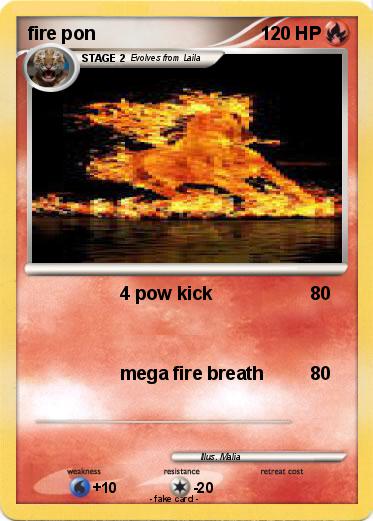 Pokemon fire pon