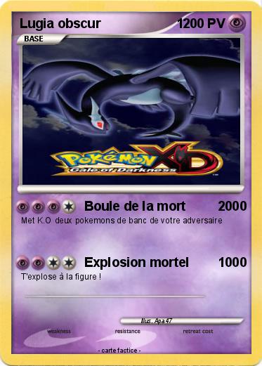 Pokemon Lugia obscur                     1