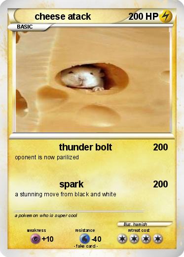 Pokemon cheese atack