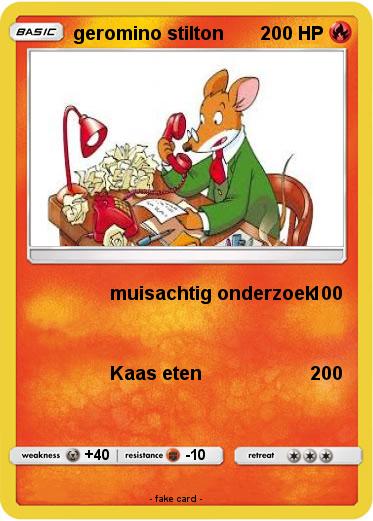 Pokemon geromino stilton