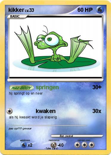 Pokemon kikker