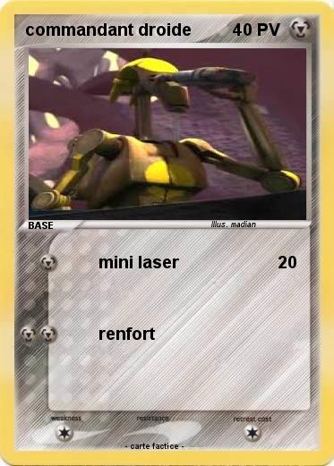 Pokemon commandant droide