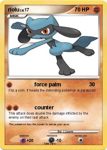 Pokemon riolu