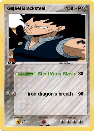 Pokemon Gajeel Blacksteel
