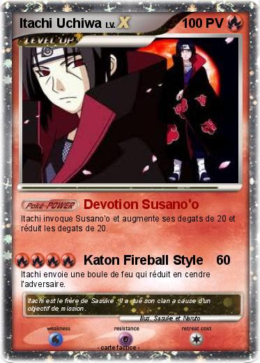 Pokemon Itachi Uchiwa