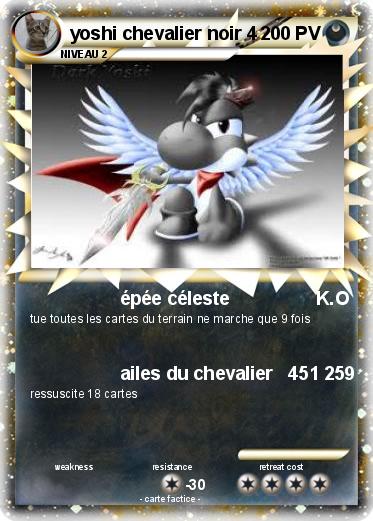 Pokemon yoshi chevalier noir 4