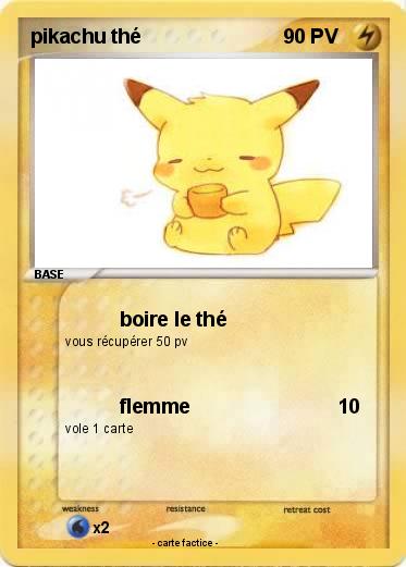 Pokemon pikachu thé