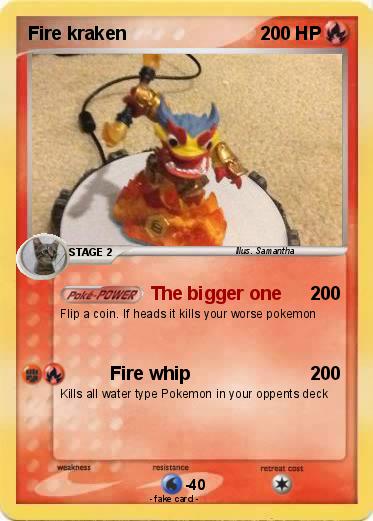 Pokemon Fire kraken