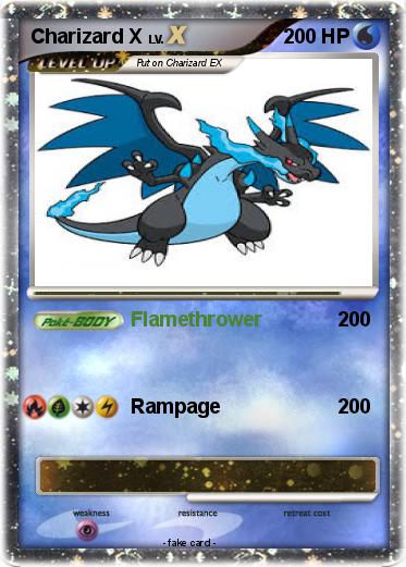Pokemon Charizard X