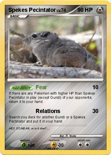 Pokemon Spekes Pecintator